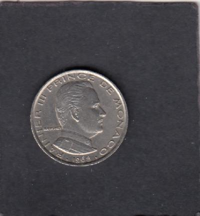 Beschrijving: 1 Franc RAINIER III  